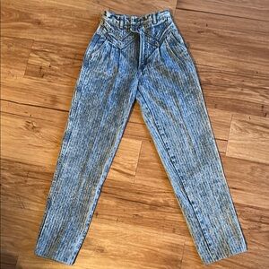 Vintage Rocky Mountain High-Waisted Blue Jeans